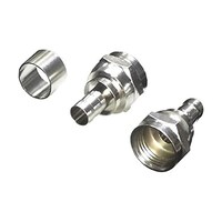 TFTEC アンテナ 圧着Fプラグ(4C用) 1箱(5個入) F4C ※2箱以上から注文可能(販売価格は1箱単位の価格)