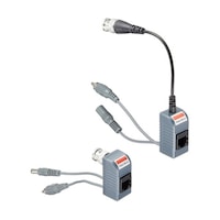 TFTEC 防犯カメラアクセサリー 映像+音声+電源 LANケーブル延長 AVPLAN100