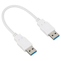 TFTEC USB3.0ケーブル AA 20cm クロス結線 USB3AAX/CA20