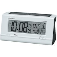 セイコーウオッチ 電波ソーラー目覚まし時計 70×150×51mm SQ766W