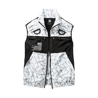 自重堂 空調服ベスト シルバーカモフラ
