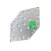 ヤハタネジ 2倍ヘキサプレートSD箱 1セット(50個×1パック入)