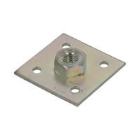 ヤハタネジ 板付ナット M5 1セット(10個入)