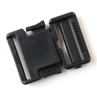 YKK プラスチックパーツ バックル 黒 1個 ※3個以上から注文可能(販売価格は1個単位の価格)