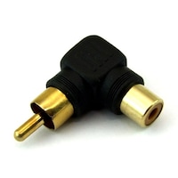 カモン RCA L型変換アダプタ 金メッキ RL ※4個以上から注文可能(販売価格は1個単位の価格)