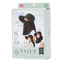 ニーズ UV&クールフェイスカバー付き3WAY帽子