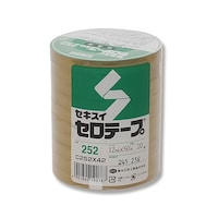 セキスイ セロテープ No.252 12mm×50m巻 10巻 001600610