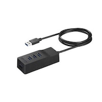 バッファロー USB3.0セルフパワーハブ 上挿し/4ポートタイプ TV背面取り付けキット付き ブラック