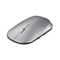バッファロー 薄型 5ボタン 無線 BlueLEDマウス ノーマル シルバー