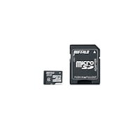 バッファロー 防水仕様 Class4対応 microSDHCカード SD変換アダプター付モデル 32GB
