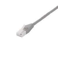 バッファロー ツメ折れないCat6 LANケーブル やわらか 2m ライトグレー
