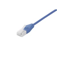バッファロー Cat6 ツメの折れないLANケーブル スリム ストレート 1.5m ブルー
