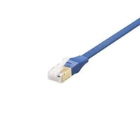 バッファロー ツメ折れないCat7 LANケーブル フラット 3m ブルー
