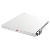 バッファロー USB3.2(Gen1)対応 ポータブルDVDドライブ 書込ソフト添付 ホワイト