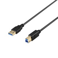 バッファロー USB3.2 Gen1 ケーブル AB スリム 2m ブラック