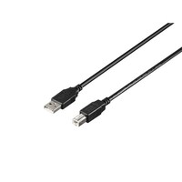 バッファロー USB2.0 A to B カーボン素子練り込みケーブル 3.0m ブラック