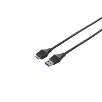 バッファロー ユニバーサルコネクター USB3.0 A to microB スリムケーブル 2.0m ブラック
