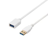 バッファロー USB3.2 Gen1 ケーブル 延長用 AA 1.5m ホワイト