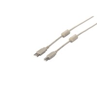 バッファロー USB2.0ケーブル(A to B) フェライトコア付 5m アイボリー
