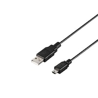 バッファロー USB2.0 A to miniB 環境対応ケーブル 1.5m ブラック