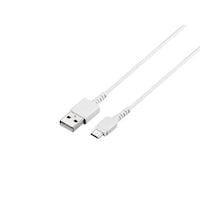 バッファロー USB2.0ケーブル(TypeA to microB) スリム 2.0m ホワイト