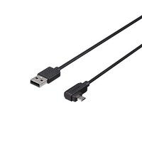 バッファロー USB2.0ケーブル AmicroB L字左向き 1.5m ブラック