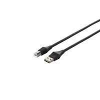 バッファロー USB2.0 A to B どっちもコネクター 2.5m ブラック