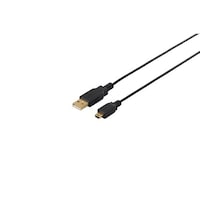 バッファロー USB2.0ケーブル(A to miniB) スリムタイプ 1m ブラック