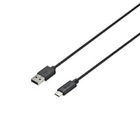 バッファロー USB2.0 AC やわらかケーブル 0.5m ブラック