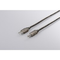 バッファロー USB2.0ケーブル(A to B) 2m ブラックスケルトン