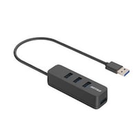 バッファロー USBA 3.2 Gen1 バスパワー上挿しハブ 磁石付 ブラック