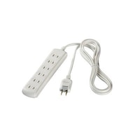 バッファロー 2ピン式電源タップ 6個口タイプ 2m ホワイト