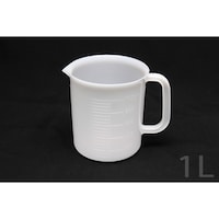 日本メデカル ポリエチレンビーカー 手付ビーカー 1L