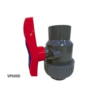 コクゴ 排水用ボールバルブ VP600D 50A (半透明)TS式