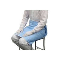 ウインセス クリーンルーム用ひざ掛け(未洗浄品)CBK01BL 5枚入り