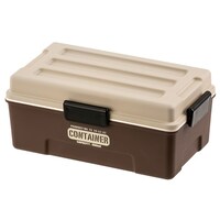 クラスアップ 弁当箱 1段 900ml CONTAINER 男子 大容量 ベージュ×ブラウン ※2個以上から注文可能(販売価格は1個単位の価格)