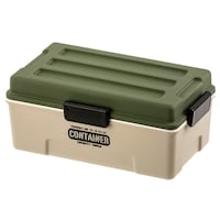 クラスアップ 弁当箱 1段 900ml CONTAINER 男子 大容量 カーキ×ベージュ ※2個以上から注文可能(販売価格は1個単位の価格)