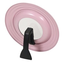 パール金属 フライパン ハルミック シリコーン加工窓付スタンディングパンカバー 16から21cm用 ペールピンク ※2個以上から注文可能(販売価格は1個単位の価格)