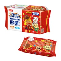 レック 除菌シート ノンアルコール 56枚×3個組 アンパンマン ※4個以上から注文可能(販売価格は1個単位の価格)