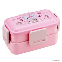 スケーター 2段ふわっと盛れる弁当箱 エスターバニー ※2個以上から注文可能(販売価格は1個単位の価格)