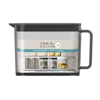 アスベル 棚に収まる冷水筒 1.0L ブラック ※3個以上から注文可能(販売価格は1個単位の価格)