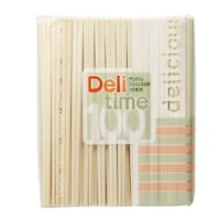 やなぎプロダクツ デリタイム アスペン元禄箸 裸100膳 ※8個以上から注文可能(販売価格は1個単位の価格)