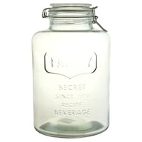 リビング 保存容器 ガラス 密閉ボトル 4L ※3個以上から注文可能(販売価格は1個単位の価格)