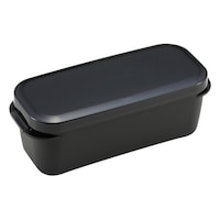 スケーター 弁当箱 930ml ラク洗2段ランチボックス パッキン一体型 コールブラック ※2個以上から注文可能(販売価格は1個単位の価格)