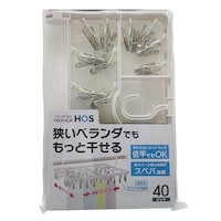 オーエ ベランダHOS サイドフック角 40ピンチ ※2個以上から注文可能(販売価格は1個単位の価格)