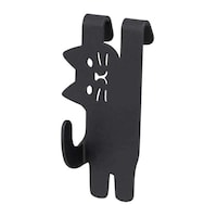 デコレ キッチンフック NEKO DECO KITCHEN 猫 レンジフード ブラック ※9個以上から注文可能(販売価格は1個単位の価格)
