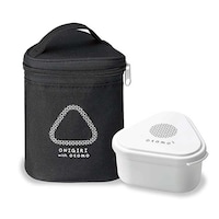 トルネ おかず容器付き保冷おにぎりケース2個用 ブラック ※2個以上から注文可能(販売価格は1個単位の価格)