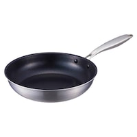 竹原製缶 IH軽くなった2層鋼フライパン26cm