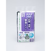 スマイルキッズ 「W抗菌・消臭」緊急トイレ10回分ABO10010