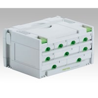アズワン 収納ケース 5.1L 引き出し付 SYS3SORT/9